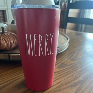 Rae Dunn Red Insulated Tumbler